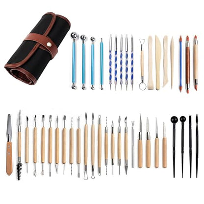 43 Pcs Pottery & Clay Sculpting Tool