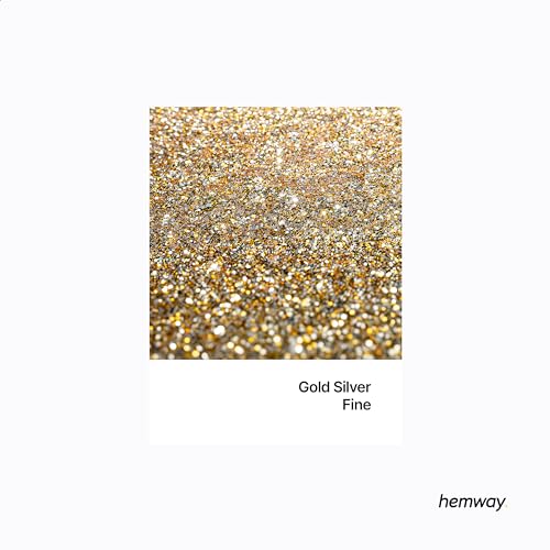 Resin Glitter Gold Silver 100g Fine Polyurethane & Epoxy Glitter (3.5 Ounce)
