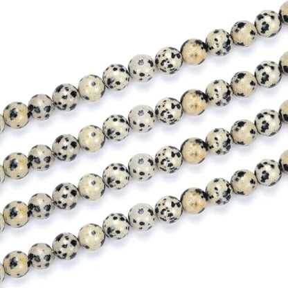 180pcs Adabele Natural Dalmatian Jasper Gemstone 4mm (180 Count)