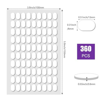 360 Pcs Double Sided Sticky Dot (360 Count)