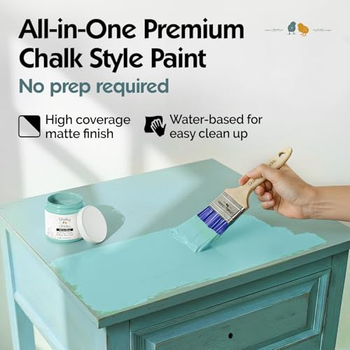 Rain Drop 32 Fl Oz Chalk Paint for Furniture All in One