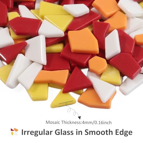 Red Glass Mosaic Tiles