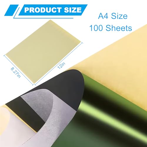 Tattoo Transfer Paper 100 Sheets Thermal Stencil Paper for Tattooing (100 Count)