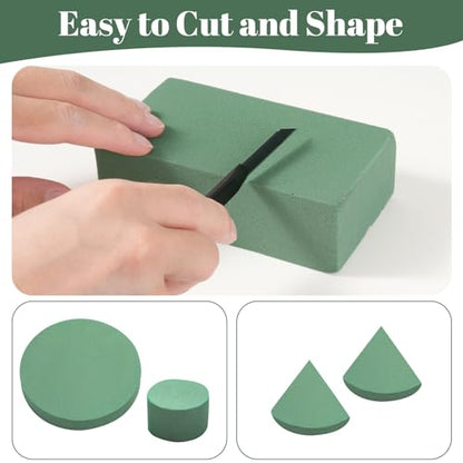 Floral Foam Bulk 30Pcs Green Flower Foam Blocks Wet Dry Foam