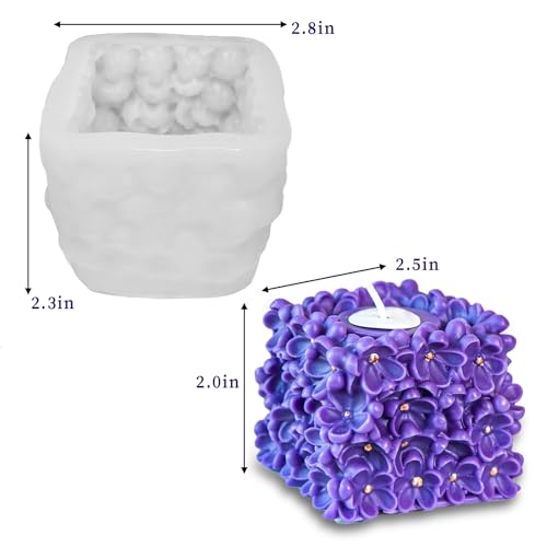 Unique Flower Candle Molds for Candle Making