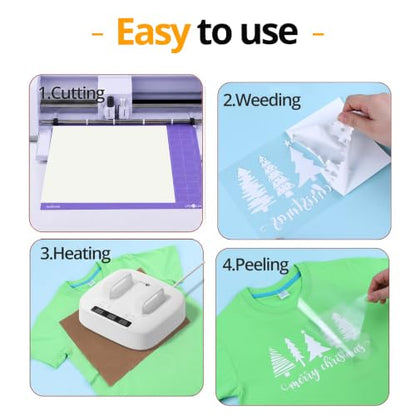 White Heat Transfer Vinyl Bundle (10 Count)