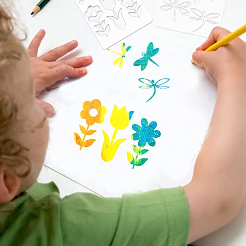 65Pcs Small Stencils for Painting on Wood Burning Reusable