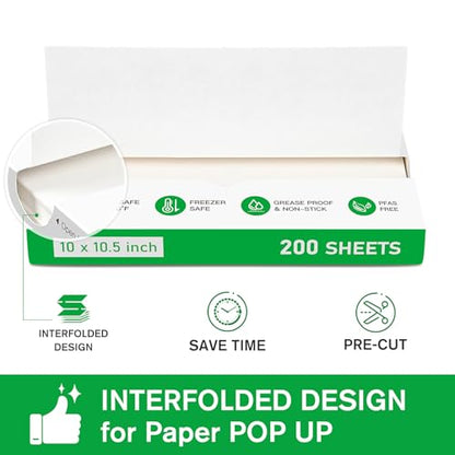 Precut POP UP Deli Paper Sheet (200 Count)