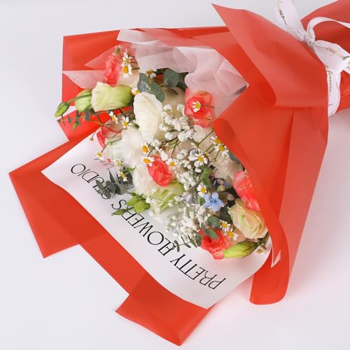 20 Sheets Flower Wrapping Paper (20 Count)