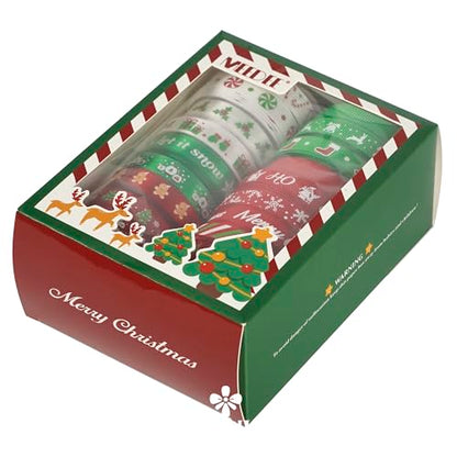3 8 inch 100 Yards Assorted Christmas Ribbon (300 Foot)