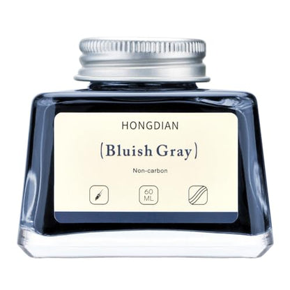 Hongdian Fountain Pen Bottled Ink Bluish Gray