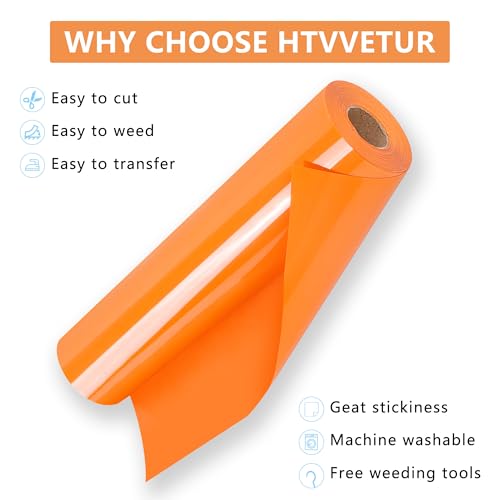 HTV Iron on Vinyl 12Inch by 35ft Roll