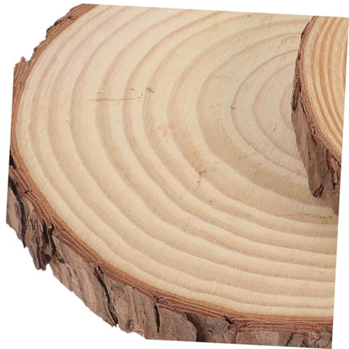 Wood Stepping Stone for Garden Walkway Decorative Path Beige