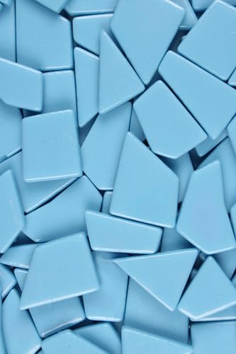 Irregular Glass Mosaic Tiles Bulk 500g Glossy and Iridescent Mosaic Glass Tiles for DIY Projects and Arts and Crafts Solid Colors and Mixes (263 Count)