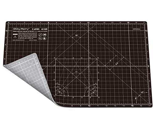 Self Healing Cutting Mat A3 12"x 18" Double Sided Black Mat