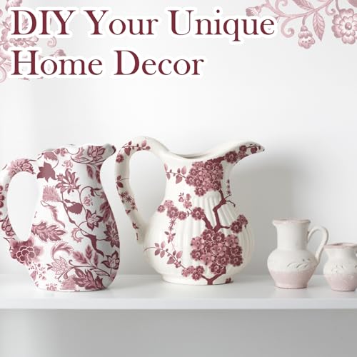 36 Pack 6 Style Red and White Decoupage Chinoiserie Napkins (36 Count)