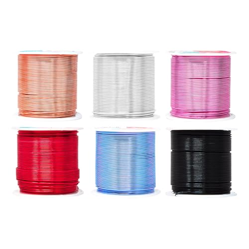 18 GA Red Copper Black Assorted Anodized Aluminum Craft Wire