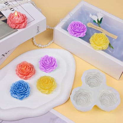 Peony Candle Mold