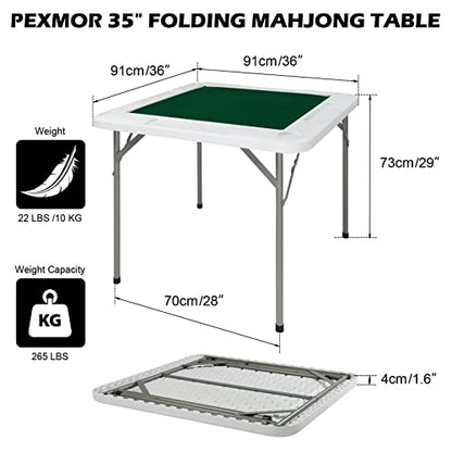 35" Foldable Mahjong Table