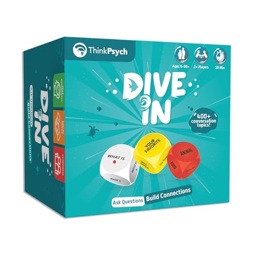 Dive in SEL Conversation Dice Game with 400+ Topics