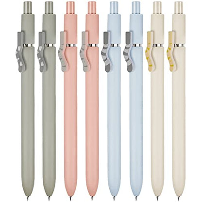 Cat Pens 8 Pcs 0.5mm Cute Kawaii Black Ink Fine Point Smooth Writing
