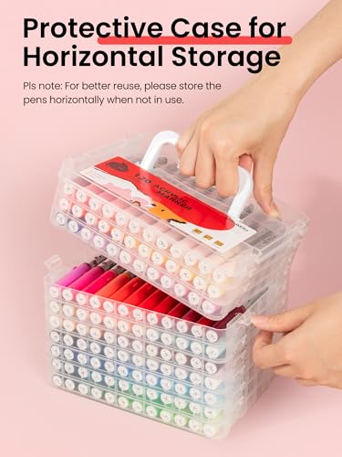 120 Color Acrylic Paint Markers (120 Count)