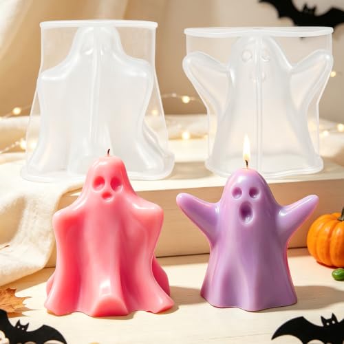 Ghost Candle Mold (2 Count)