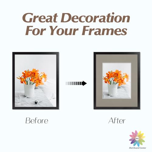 Mat Board Center 10 Pack 11x14 Photo Mats for 8x10 Picture (10 Count)