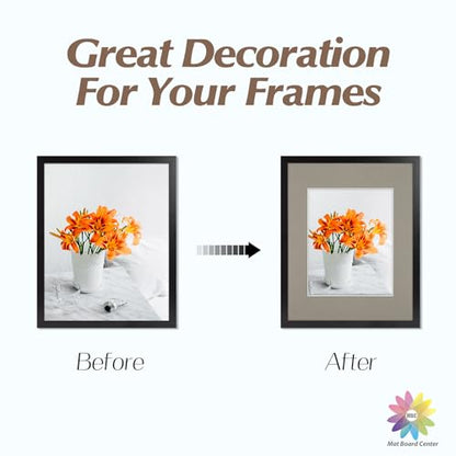 Mat Board Center 10 Pack 11x14 Photo Mats for 8x10 Picture (10 Count)