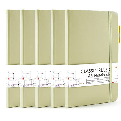 5 Pack Notebooks Journals Bulk (5 Count)