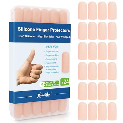 Gel Finger Cots Protectors (24 Count)