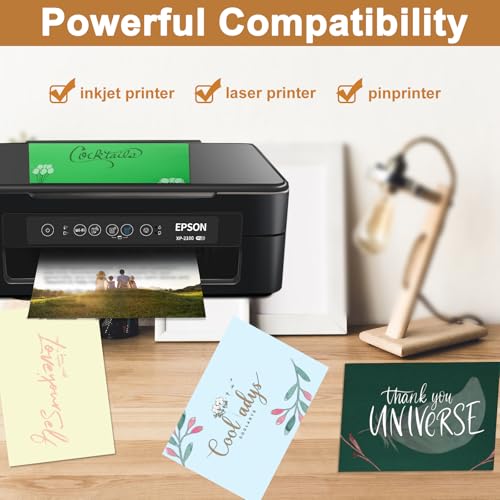 100 Sheets 10 Colors Shimmer Cardstock 8.5 x 11 Craft Paper 75lb (100 Count)