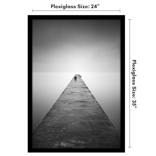 24x35 Poster Frame with Polished Plexiglass
