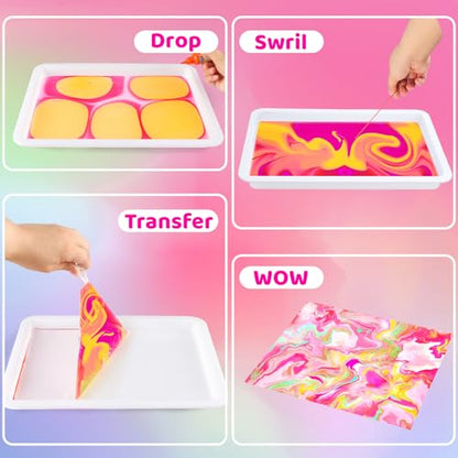 Water Marbling Paint for Kids