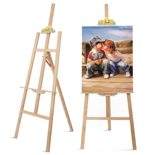 Smiley Wooden Easel for Painting
