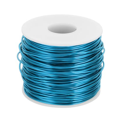 15 Gauge Anodized Aluminum Craft Wire Bendable Bonsai Training Wire 223 Feet 1.5mm for Sculpting Crafts Wreath Floral Beading Jewelry Making