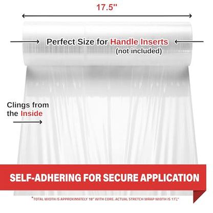 Stretch Wrap 17.5 Inch 80 Gauge Shrink Wrap