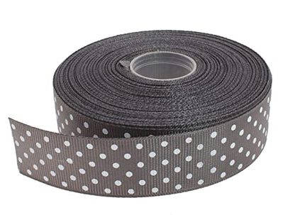 Polka Dot Grosgrain Ribbon 25 Yard Each Roll 100% Polyester
