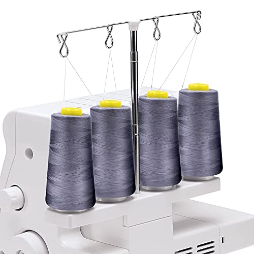 4 Cones of 3000 Yards Each Spool Thread for All Purpose (36000 Foot)