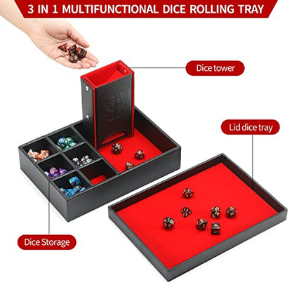DND Dice Tray and Tower