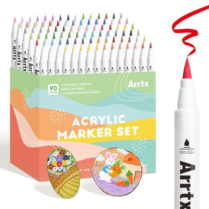 90 Colors Paint Markers Pens