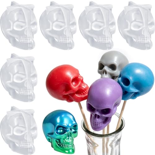 Small Skull Silicone Molds (6 Count)