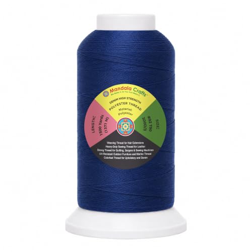 Denim Tex 90 Polyester Heavy Duty Thread for Upholstery