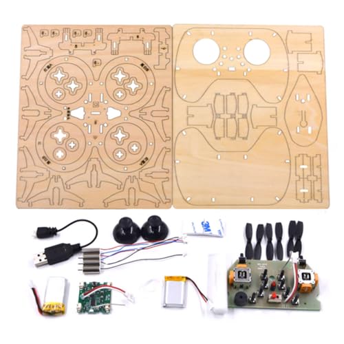 Wooden DIY Quadcopter Drone Kit