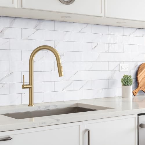 100 Pieces Peel and Stick Backsplash for Kitchen (12.5 Sq Ft)