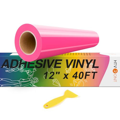 Neon Pink Permanent Vinyl (40 Sq Ft)
