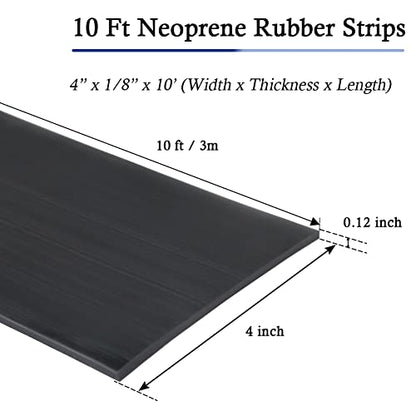 Neoprene Rubber Strips with Adhesive Backing Rubber Sheets