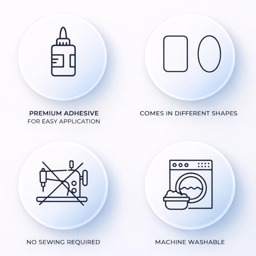 Iron On Patches (12 Count)