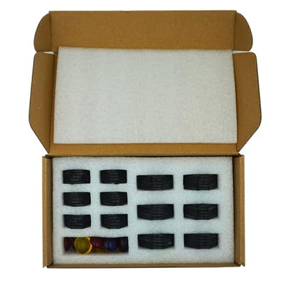 Iridescent Flower Mosaic Tiles (12 Count)