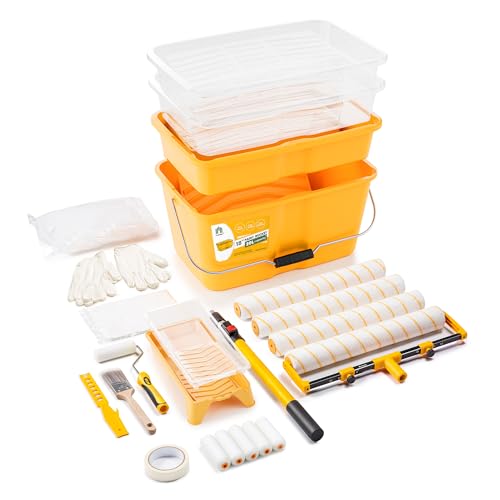 28PCS 18 Inch Paint Roller Kit (28 Count)